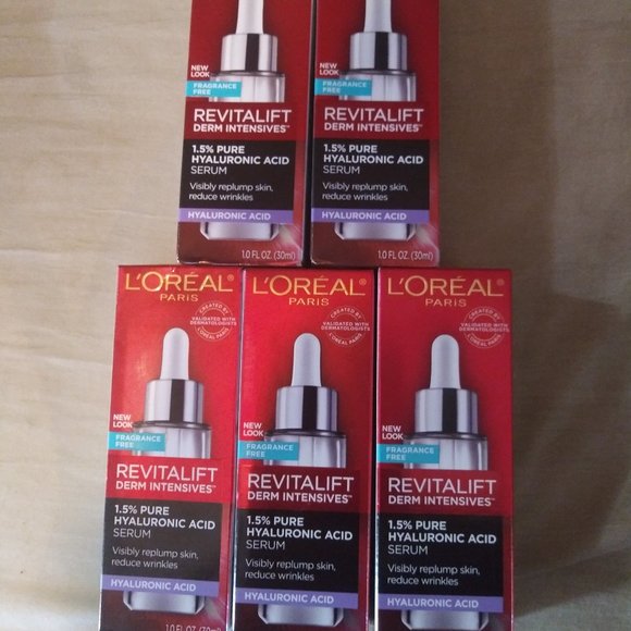 5x New L'Oreal's Revitalift Derm Intensive Hyaluronic Acid Serum